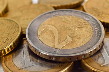 euro coins