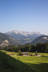 Fototapeta na wymiar Obersalzberg close to Berchtesgaden in Germany, 2015