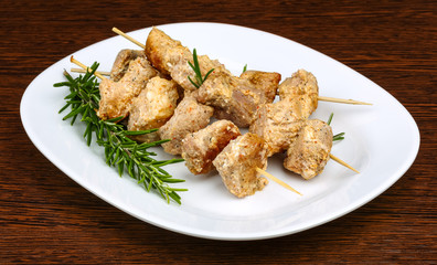 Chicken skewers