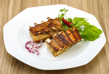 Roasted lamb ribs