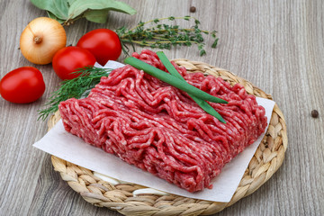 Raw minced meat