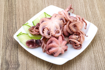 Marinated octopus