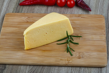 Yellow cheese triangle