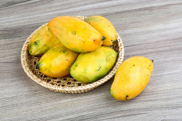 Ripe yellow mango