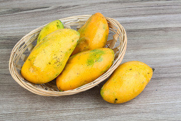 Ripe yellow mango