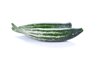 zucchini on white background