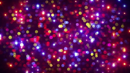 disco party light flashes and bokeh background loop 4k (4096x2304) 
 - Powered by Adobe