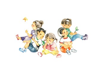 こどもたち　春〜夏