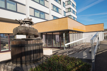 Alte Fruchtsaftpresse