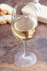 Glass of white wine