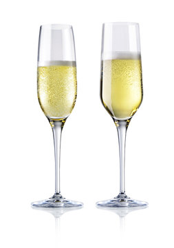 zwei Champagnergläser