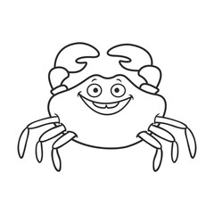 funny cartoon crab