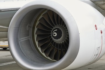Jet turbine Closeup