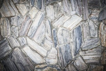 Fototapeta premium Fragment of stone texture wall or fence for natural background.