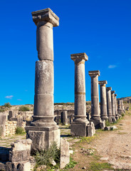 Roman ruins in Volubilis, Meknes Tafilalet, Morocco