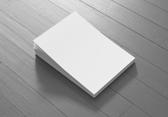 Magazin Cover Vorlage geschlossen auf Holz