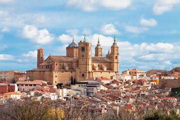 Santa Maria la Mayor church in Alcaniz. Aragon, Spain