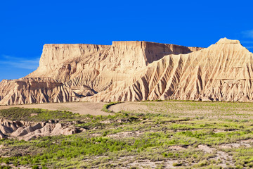 Mountain Castildetierra in Bardenas Reales Nature Park, Navarra,