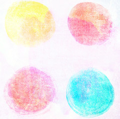 Hand drawn design elements. Abstract ink shapes