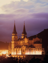 Fototapeta premium Basilica of Santa Maria, Covadonga, Asturias, Spain