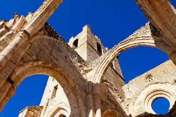 Ruins of Church of Santa Eulalia in Palenzuela. Province of Pale