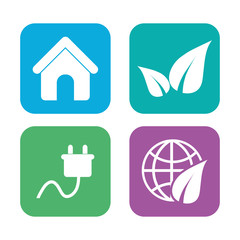 Eco icon set