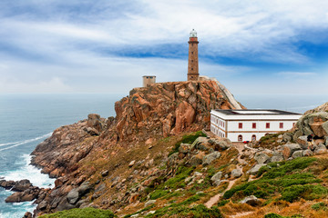 Lighthouse Of Cabo Vilan, Galicia, Spain