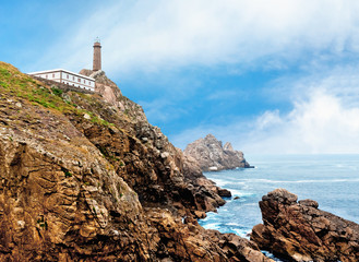 Lighthouse Of Cabo Vilan, Galicia, Spain - 95391565