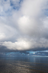 Clouds over baltic sea.