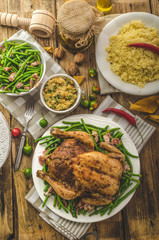 Feasting - Baked chicken stuffed