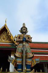 Fototapeta na wymiar Giant in Thai temple