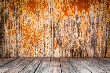 room interior with  wood floor background