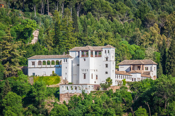Fototapeta na wymiar View of the Historical City of Granada Andalucia Spain