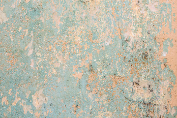 Scratched dirty wall