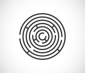maze labyrinth icon