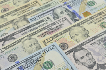 Fototapeta na wymiar Dollar bank note money for background