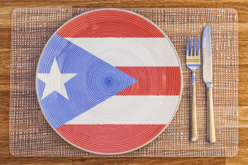 Dinner plate for Puerto Rico - 95396569