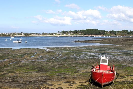 port de l'aber Wrac'h, Bretagne, finist&egrave;re