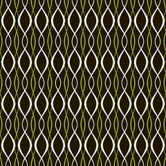 Fototapeta premium Elegant seamless pattern of interlacing threads