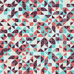 Geometric seamless pattern of triangles