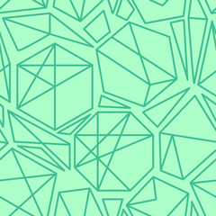 Pastel colors vector geometric seamless pattern 