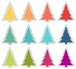 Obraz premium Icône sapin de Noël