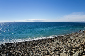 The coast of Atlantic ocean