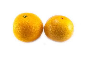 grapefruit isolated on white
