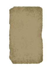 Old Paper Sheet Isolated