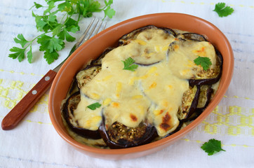 Baked Eggplant with Creamy Bechamel Sauce
