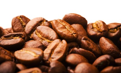 Obraz premium Close up view of the coffee bean