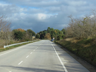 hills in Tuscany