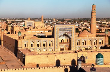 Evening view of Khiva - Uzbekistan