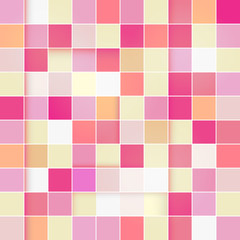 Retro Pink Pastel Square Background